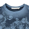 クリスチャン・ディオール Christian Dior 半袖プリントシャツ 123T03DE455 ネイビー コットン レディース 半袖Ｔシャツ