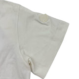 モンクレール MONCLER ロゴワッペンペプラム半袖カットソー ホワイト コットン レディース 半袖Ｔシャツ