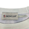 モンクレール MONCLER ロゴワッペンペプラム半袖カットソー ホワイト コットン レディース 半袖Ｔシャツ