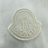 モンクレール MONCLER ロゴワッペンペプラム半袖カットソー ホワイト コットン レディース 半袖Ｔシャツ
