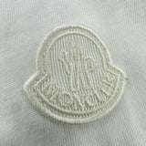モンクレール MONCLER ロゴワッペンペプラム半袖カットソー ホワイト コットン レディース 半袖Ｔシャツ
