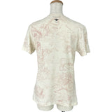 クリスチャン・ディオール Christian Dior トワル ドゥ ジュイ半袖Tシャツ 943T03A4431 ピンク コットン レディース 半袖Ｔシャツ
