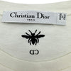 クリスチャン・ディオール Christian Dior 半袖プリントシャツ 7H23503TJ428 ホワイト コットン レディース 半袖Ｔシャツ