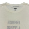 クリスチャン・ディオール Christian Dior 半袖プリントシャツ 7H23503TJ428 ホワイト コットン レディース 半袖Ｔシャツ