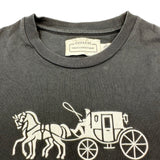 コーチ COACH ホースアンドキャリッジ半袖Tシャツ C9117 ブラック コットン レディース 半袖Ｔシャツ
