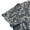 エルメス HERMES シェーヌダンクルプリント半袖Tシャツ グレー コットン メンズ 半袖Ｔシャツ