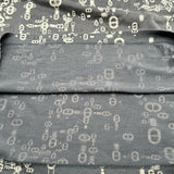 エルメス HERMES シェーヌダンクルプリント半袖Tシャツ グレー コットン メンズ 半袖Ｔシャツ