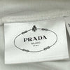 プラダ PRADA 半袖プリントTシャツ 35838G ホワイト コットン メンズ 半袖Ｔシャツ