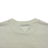 プラダ PRADA 半袖プリントTシャツ 35838G ホワイト コットン メンズ 半袖Ｔシャツ