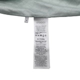 グッチ GUCCI ×ヒグチユウコ GG総柄半袖シルクシャツ 864048 グリーン シルク メンズ 半袖シャツ