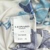 レオナール LEONARD 花柄半袖カットソー 0379609 ホワイト コットン レディース 半袖Ｔシャツ