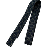 グッチ GUCCI レザー切替GGキャンバスデニムジャケット 652658 ネイビー デニム レディース デニムジャケット