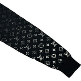 ルイ・ヴィトン LOUIS VUITTON モノグラムグラディエントニットセーター HKN44W ブラック コットン メンズ セーター