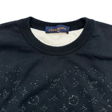 ルイ・ヴィトン LOUIS VUITTON モノグラムグラディエントニットセーター HKN44W ブラック コットン メンズ セーター