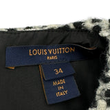 ルイ・ヴィトン LOUIS VUITTON ツイードスケータードレス FLRO43 ブラック ウール レディース ワンピース
