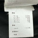 ルイ・ヴィトン LOUIS VUITTON ツイードスケータードレス FLRO43 ブラック ウール レディース ワンピース