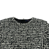 ルイ・ヴィトン LOUIS VUITTON ツイードスケータードレス FLRO43 ブラック ウール レディース ワンピース