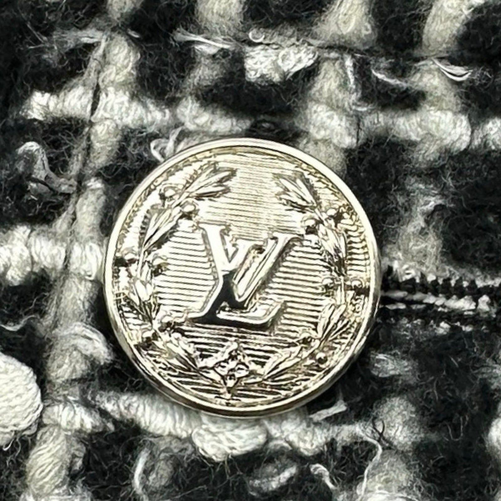 ルイ・ヴィトン LOUIS VUITTON ツイードスケータードレス FLRO43