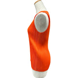 PLEATS PLEASE ISSEY MIYAKE プリーツトップス オレンジ ポリエステル レディース その他トップス