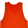 PLEATS PLEASE ISSEY MIYAKE プリーツトップス オレンジ ポリエステル レディース その他トップス