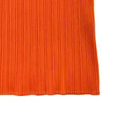 PLEATS PLEASE ISSEY MIYAKE プリーツトップス オレンジ ポリエステル レディース その他トップス