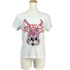 ケンゾー KENZO プリントTシャツ ホワイト コットン レディース 半袖Ｔシャツ