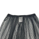 レッドヴァレンティノ RED VALENTINO レースチュールスカート ブラック ナイロン レディース スカート