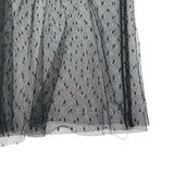 レッドヴァレンティノ RED VALENTINO レースチュールスカート ブラック ナイロン レディース スカート