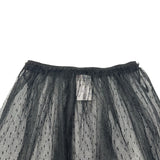 レッドヴァレンティノ RED VALENTINO レースチュールスカート ブラック ナイロン レディース スカート
