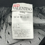 レッドヴァレンティノ RED VALENTINO レースチュールスカート ブラック ナイロン レディース スカート