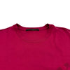 ルイ・ヴィトン LOUIS VUITTON ダミエポケットTシャツ レッド コットン メンズ 半袖Ｔシャツ