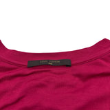 ルイ・ヴィトン LOUIS VUITTON ダミエポケットTシャツ レッド コットン メンズ 半袖Ｔシャツ