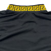 フェンディ FENDI FENDACE ネックロゴシャツ FY1088 ブラック コットン メンズ 半袖Ｔシャツ