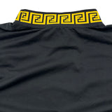 フェンディ FENDI FENDACE ネックロゴシャツ FY1088 ブラック コットン メンズ 半袖Ｔシャツ