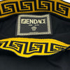 フェンディ FENDI FENDACE ネックロゴシャツ FY1088 ブラック コットン メンズ 半袖Ｔシャツ