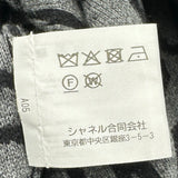 シャネル CHANEL ロゴ総柄カシミヤニットジャケット P70640 ブラック カシミヤ レディース その他アウター