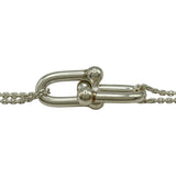 ティファニー TIFFANY＆CO ハードウェアダブルリンクネックレス シルバー Ag925 ジュエリー