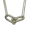 ティファニー TIFFANY＆CO ハードウェアダブルリンクネックレス シルバー Ag925 ジュエリー