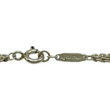 ティファニー TIFFANY＆CO ハードウェアダブルリンクネックレス シルバー Ag925 ジュエリー