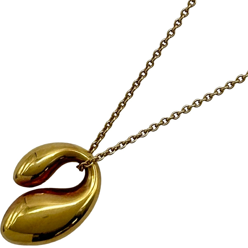 【じじききぷー】Tiffany & Co. ティアドロップ ネックレス ティファニー TIFFANY＆CO ダブルティアドロップネックレス ゴールド