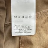 ルイ・ヴィトン LOUIS VUITTON ターコイズ装飾テーラードワークロングパンツ HRP88W ベージュ ウール レディース パンツ