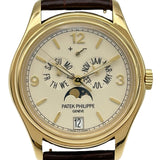 パテック・フィリップ PATEK PHILIPPE アニュアルカレンダー 5146J-001 ラック・クリーム ゴールド 自動巻き メンズ 腕時計