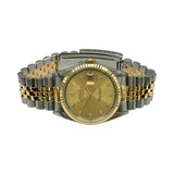 ロレックス ROLEX デイトジャスト 16233G ゴールド ゴールド/ステンレススチール 自動巻き メンズ 腕時計