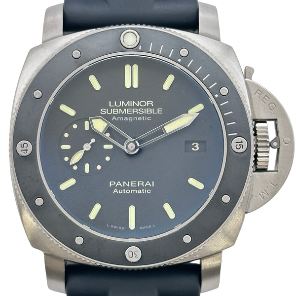 パネライ PANERAI ルミノールサブマーシブル 1950 アマグネティック 3DAYS PAM00389 ブラック チタン 自動巻き メンズ 腕時計 パネライ PANERAI ルミノールサブマーシブル 1950 アマグネティック