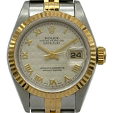 ロレックス ROLEX デイトジャスト ピラミッド 69173 シルバー ゴールド/ステンレススチール 自動巻き レディース 腕時計