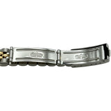 ロレックス ROLEX デイトジャスト ピラミッド 69173 シルバー ゴールド/ステンレススチール 自動巻き レディース 腕時計