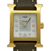 エルメス HERMES Hウォッチ ミニ HH1.102 ホワイトシェル メッキ クオーツ レディース 腕時計
