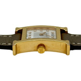 エルメス HERMES Hウォッチ ミニ HH1.102 ホワイトシェル メッキ クオーツ レディース 腕時計