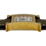 エルメス HERMES Hウォッチ ミニ HH1.102 ホワイトシェル メッキ クオーツ レディース 腕時計