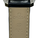 オメガ OMEGA デビル アワービジョン オービス マニュアルカレンダー 433.33.41.22.03.001 ブルー ステンレススチール 自動巻き メンズ 腕時計